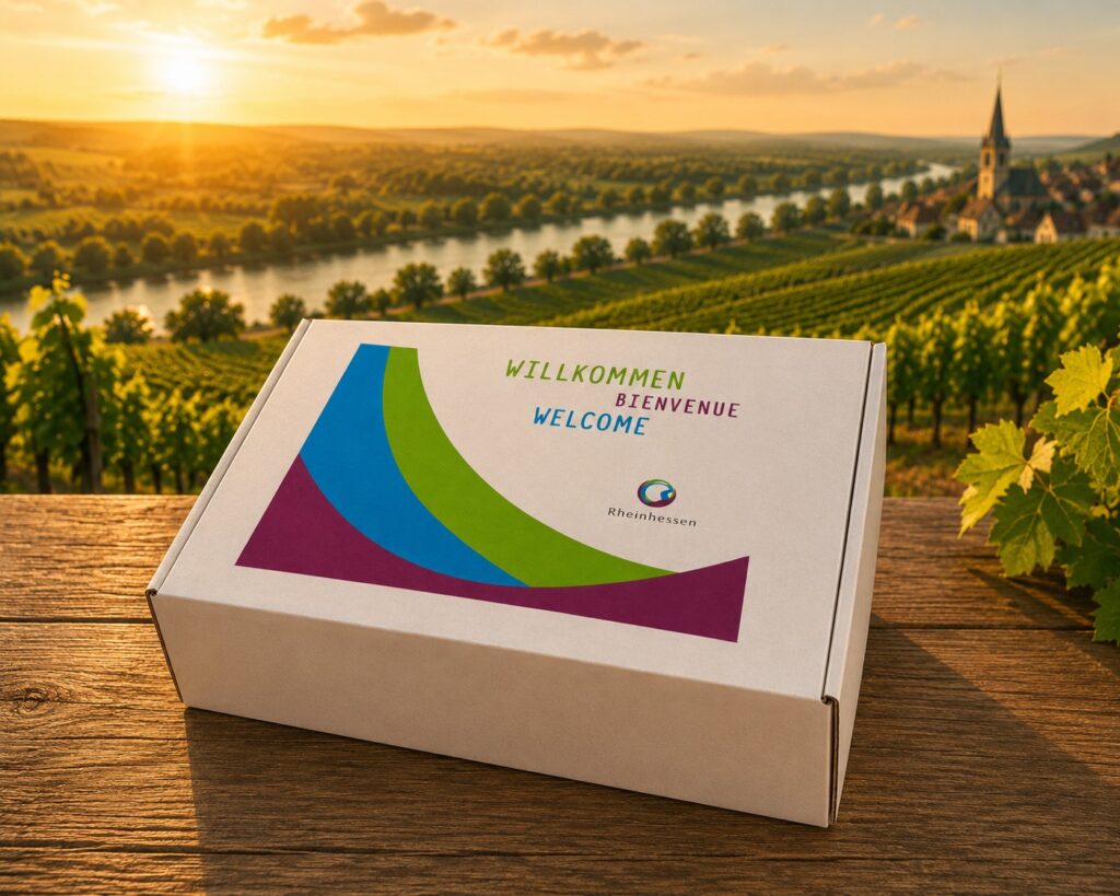 Welcome Box Rheinhessen Welcome Box Rheinhessen, Symbolbild, KI generiert