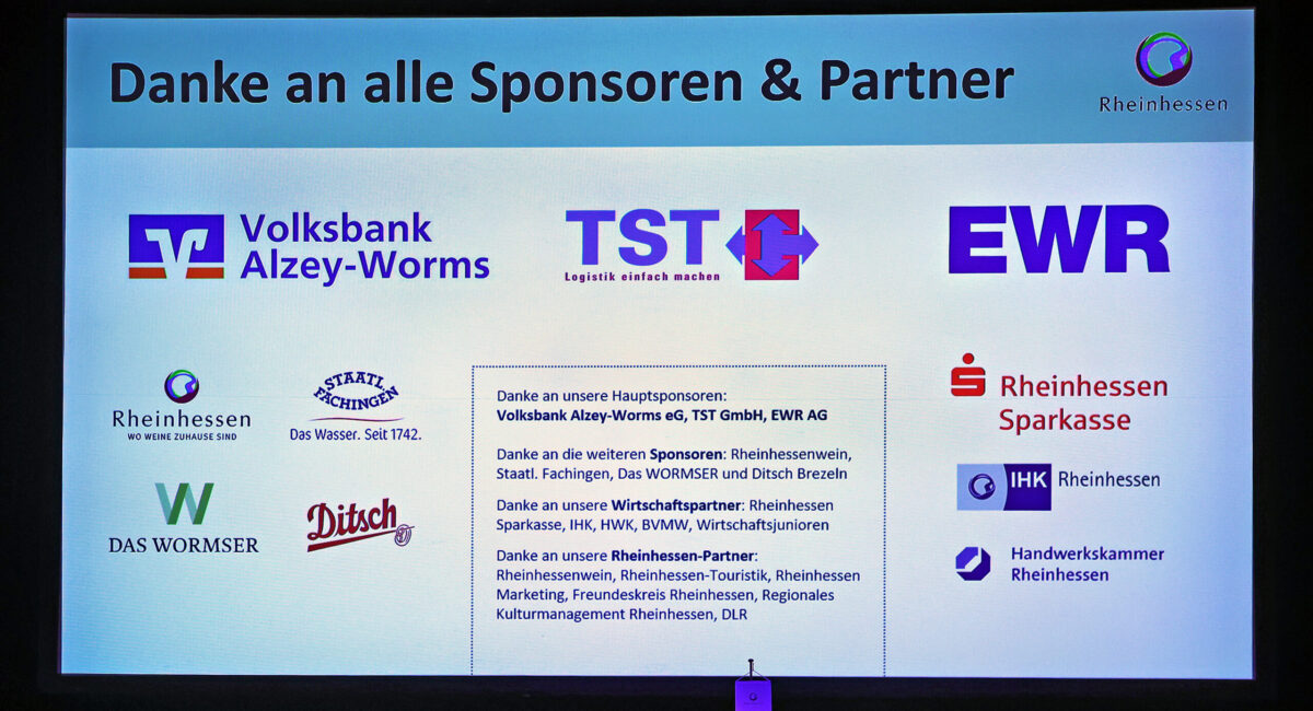 Danke an Sponsoren und Partner Rheinhessen-Konferenz + 210. Geburtstag Danke an Sponsoren und Partner Rheinhessen-Konferenz + 210. Geburtstag