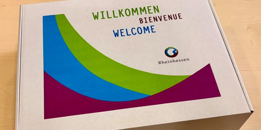 Welcome-Box für neue Mitarbeiter:innen