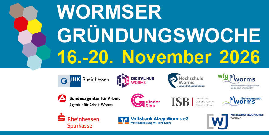 Wormser Gründungswoche 16.-20. Nov. 2026